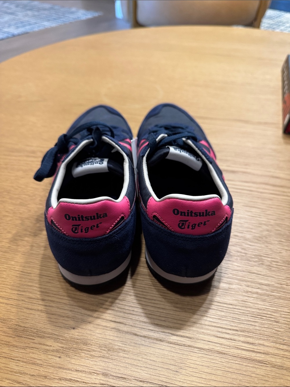 Onitsuka Tiger by Asics Navy and Pink Women's Sneakers - Picture 5 of 13